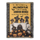 Personalized Heirloom Artwork Woven Blanket Haloween Plan-Express Your Love Gifts
