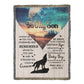 Heirloom Artwork Woven Blanket To My Son Remember Whose You Are-Express Your Love Gifts