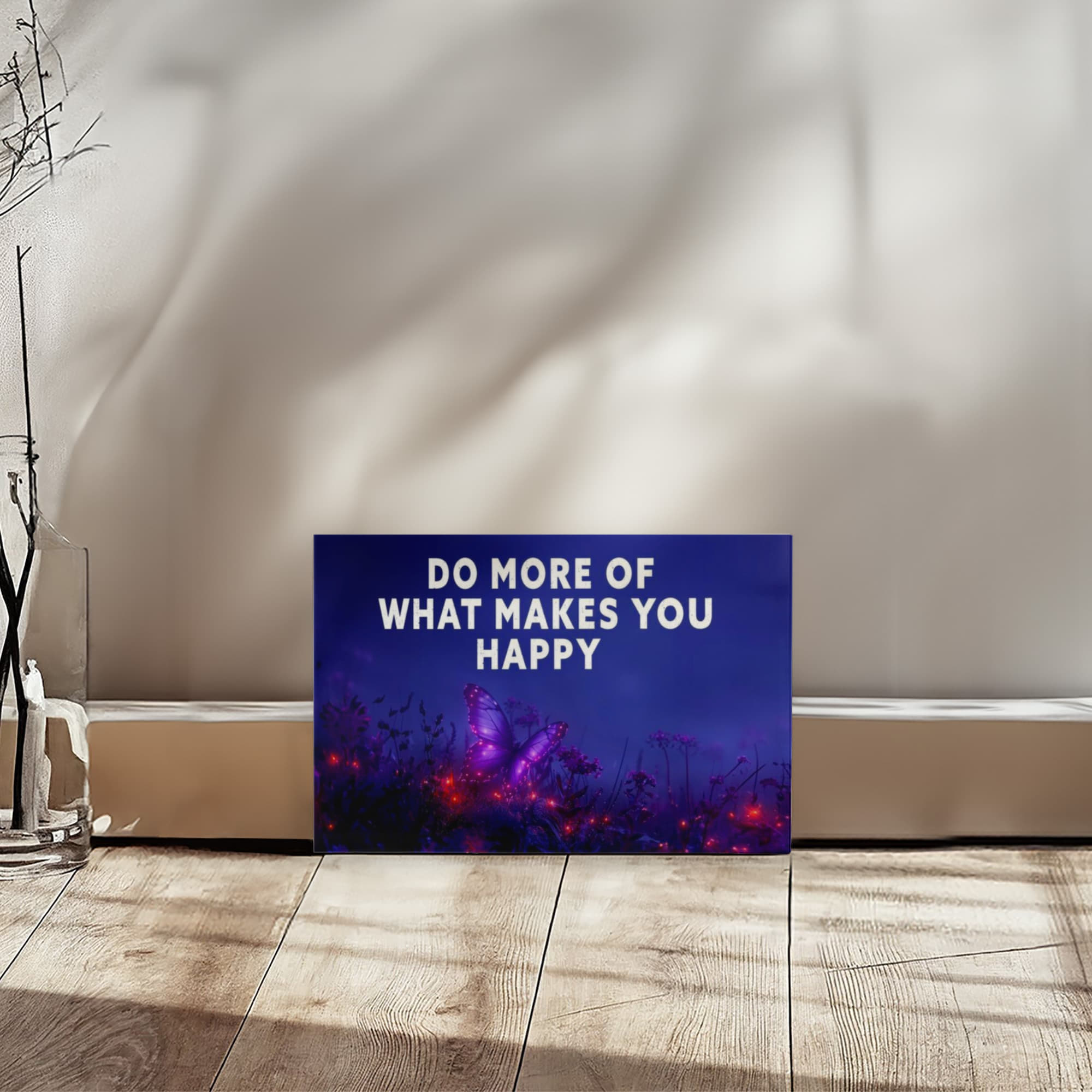 Do More of What Makes You Happy Inspirational Canvas Wall Art-Express Your Love Gifts