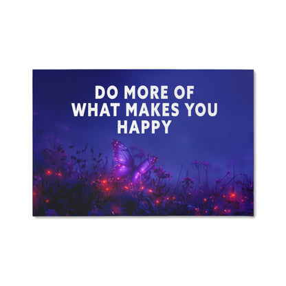 Do More of What Makes You Happy Inspirational Canvas Wall Art-Express Your Love Gifts