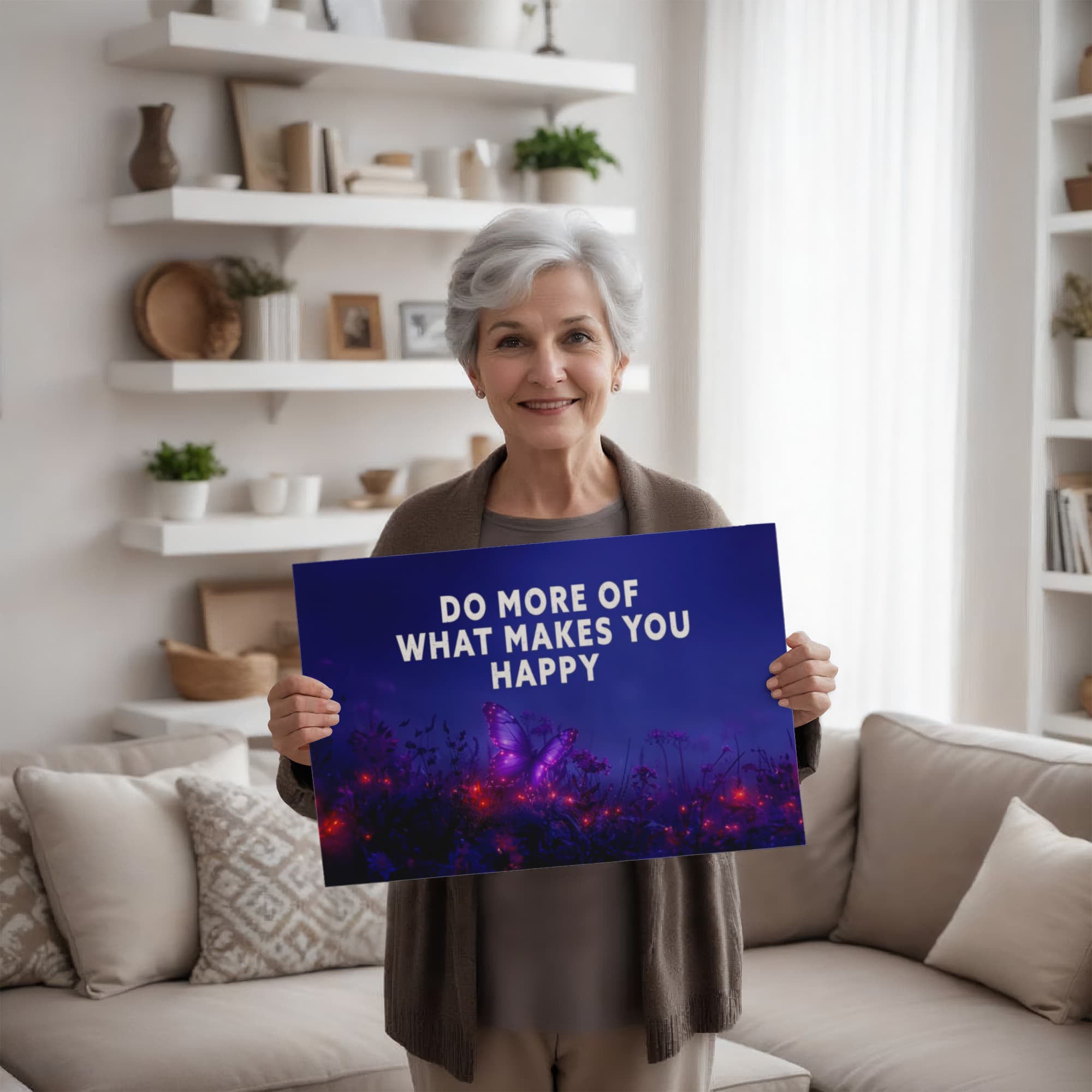 Do More of What Makes You Happy Inspirational Canvas Wall Art-Express Your Love Gifts