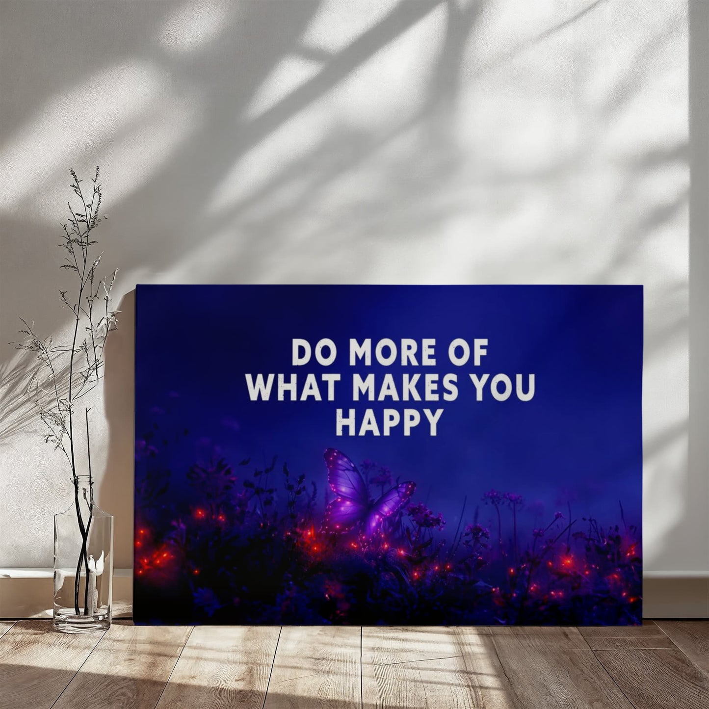 Do More of What Makes You Happy Inspirational Canvas Wall Art-Express Your Love Gifts
