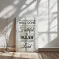 Scripture Walls Faithful Servant Matthew 25:21 Bible Verse Canvas Christian Wall Art Ready to Hang Unframed-Express Your Love Gifts