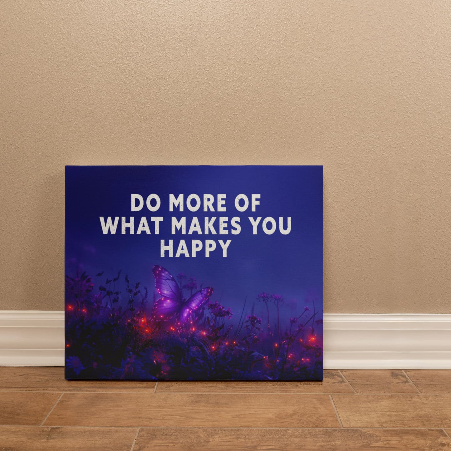 Do More of What Makes You Happy Inspirational Canvas Wall Art-Express Your Love Gifts