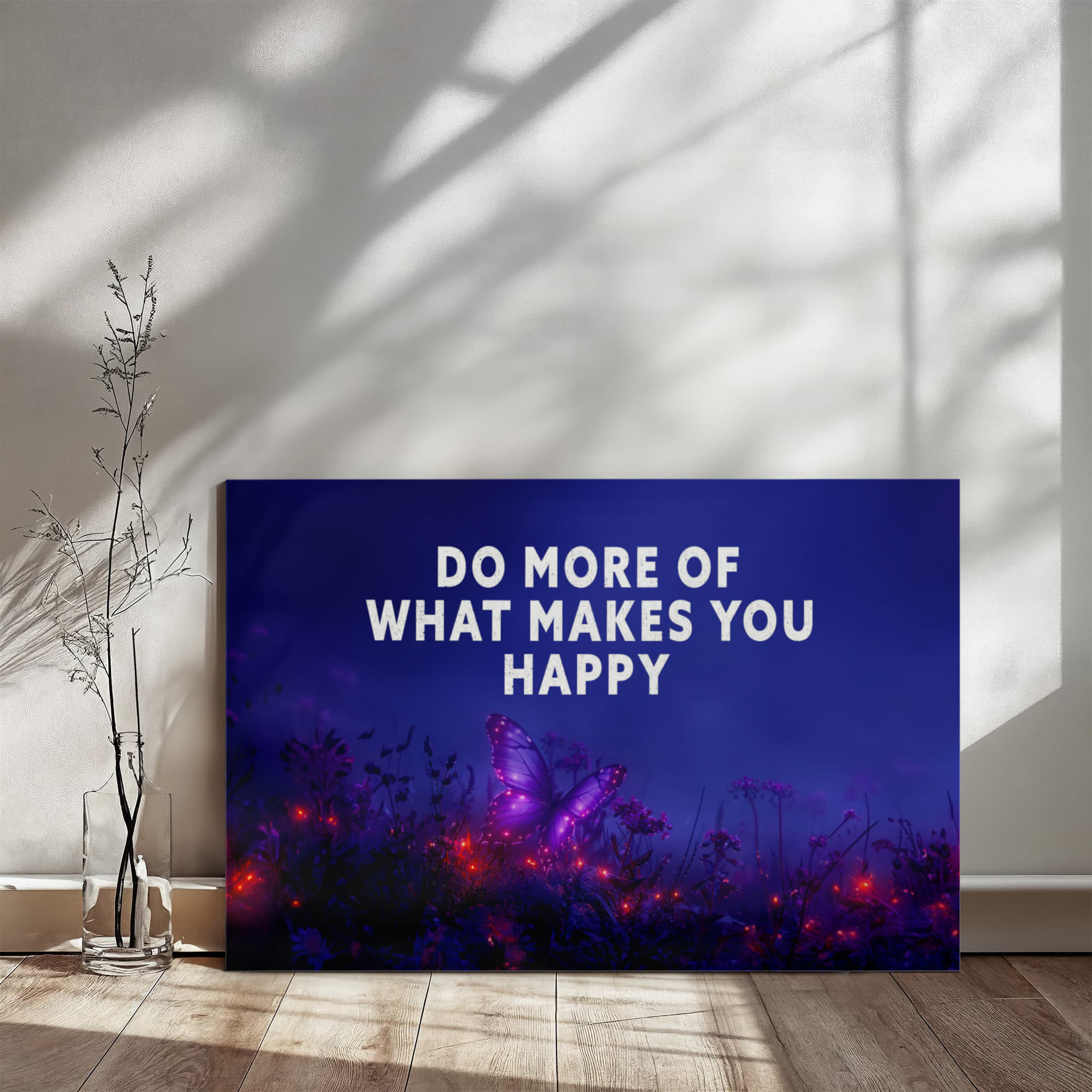Do More of What Makes You Happy Inspirational Canvas Wall Art-Express Your Love Gifts