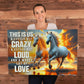 Crazy Loud Love Inspirational Canvas Wall Art-Express Your Love Gifts