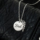 Until We Meet Again Remembrance Necklace for Dad Angel Wing Charm Stainless Steel or 18k Gold Finish-Express Your Love Gifts