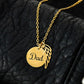 Until We Meet Again Remembrance Necklace for Dad Angel Wing Charm Stainless Steel or 18k Gold Finish-Express Your Love Gifts