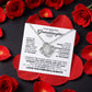 To Granddaughter I Squeezed Love Knot with Rotating Rose Box-Express Your Love Gifts