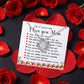 To Mom – Top 10 Reasons I Love You Necklace with Rotating Rose Gift Box-Express Your Love Gifts