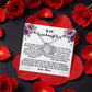 To Grandaughter As You Grow Love Knot with Rotating Rose Box-Express Your Love Gifts
