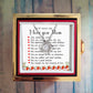 To Mom – Top 10 Reasons I Love You Necklace with Rotating Rose Gift Box-Express Your Love Gifts