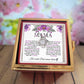 To Mom From Daughter A Mom Like You in German Love Knot with Rotating Rose Box-Express Your Love Gifts