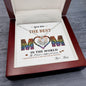 In the World Crown Pendant Necklace with Cubic Zirconia Crystal – Sterling Silver & Rose Gold-Express Your Love Gifts