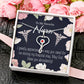 God Bless You Abundantly! Heart Scope Necklace Red Swarovski Crystal Adjustable Chain 18-22"-Express Your Love Gifts