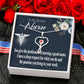 Deep Respect Heart Scope Necklace Red Swarovski Crystal Adjustable Chain 18-22"-Express Your Love Gifts