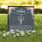 Gift Ideas For Caregivers Heart Scope Necklace Red Swarovski Crystal Adjustable Chain 18-22"-Express Your Love Gifts
