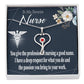 Deep Respect Heart Scope Necklace Red Swarovski Crystal Adjustable Chain 18-22"-Express Your Love Gifts