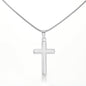 Strength, Role Model, Bestfriend Dad Artisan Cross Pendant Necklace with Adjustable Snake Chain – Gold or Stainless Steel-Express Your Love Gifts