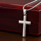 Amazing Dad Artisan Cross Pendant Necklace with Adjustable Snake Chain – Gold or Stainless Steel-Express Your Love Gifts