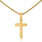 Amazing Dad Artisan Cross Pendant Necklace with Adjustable Snake Chain – Gold or Stainless Steel-Express Your Love Gifts