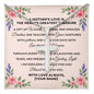 Personalized To Mom Mothers Love Cross Card Necklace w Stainless Steel Pendant-Express Your Love Gifts
