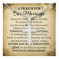 For Our Marriage Cross Card Necklace w Stainless Steel Pendant-Express Your Love Gifts