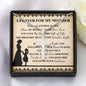 To Mom Prayer For My Mother Cross Card Necklace w Stainless Steel Pendant-Express Your Love Gifts