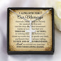 For Our Marriage Cross Card Necklace w Stainless Steel Pendant-Express Your Love Gifts