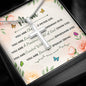 To Mom You Are Beautiful Cross Card Necklace w Stainless Steel Pendant-Express Your Love Gifts