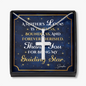 Personalized To Mom Guiding Star Cross Card Necklace w Stainless Steel Pendant-Express Your Love Gifts