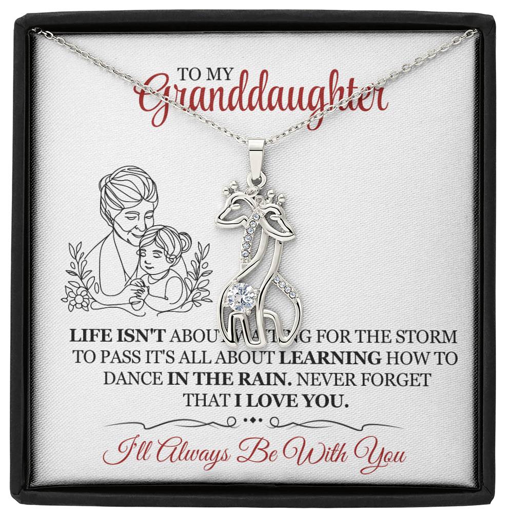 To Granddaughter From Grandma Dance in the Rain-Express Your Love Gifts
