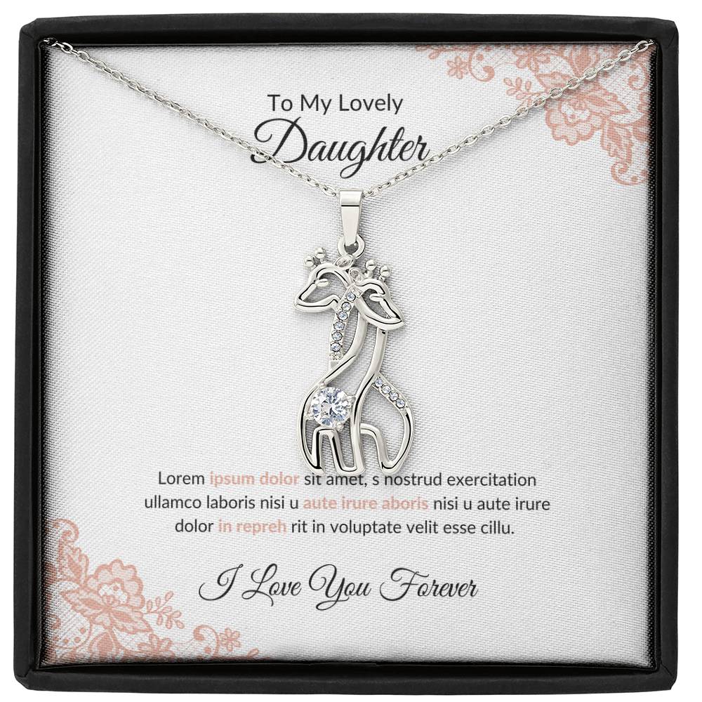 To My Lovely Daughter Lorem Ipsum-Express Your Love Gifts