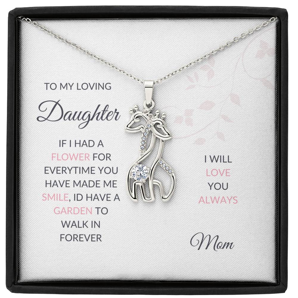 To Daughter Form Mom Walk In Forever-Express Your Love Gifts