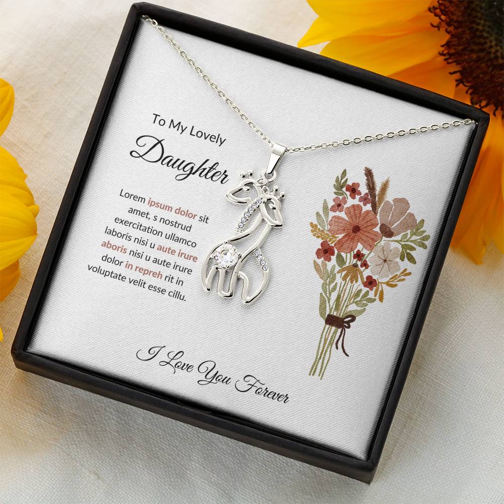 To My Lovey Daughter Lorem Ipsum Flower Bouquet-Express Your Love Gifts