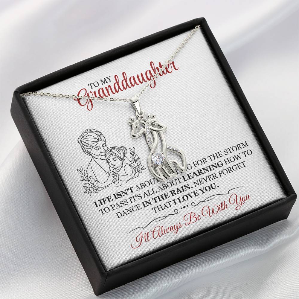 To Granddaughter From Grandma Dance in the Rain-Express Your Love Gifts