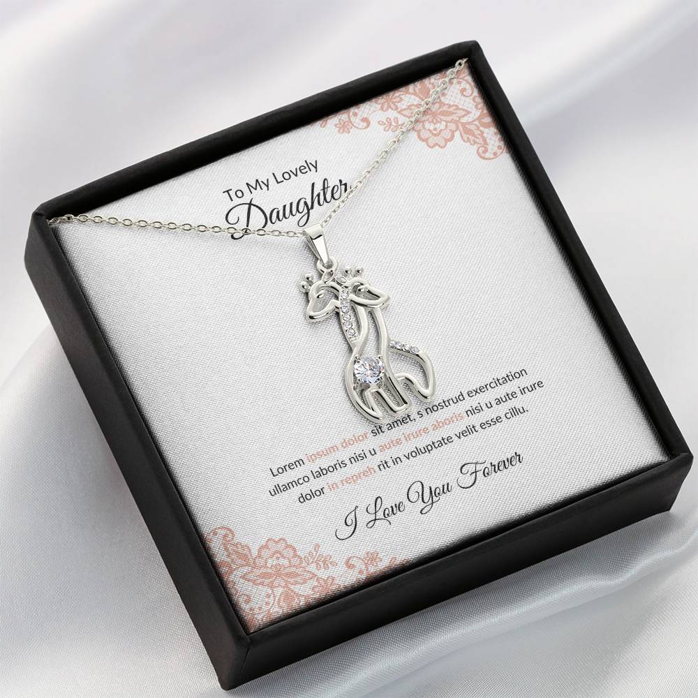 To My Lovely Daughter Lorem Ipsum-Express Your Love Gifts