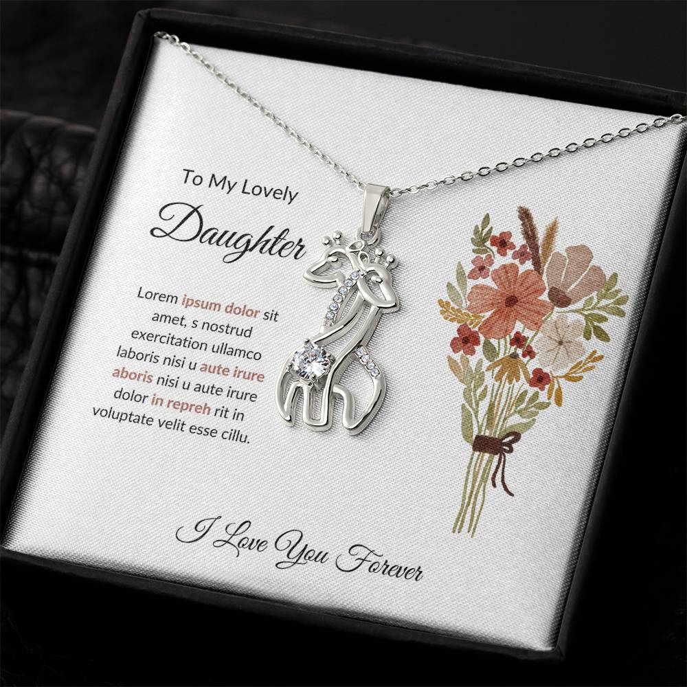 To My Lovey Daughter Lorem Ipsum Flower Bouquet-Express Your Love Gifts