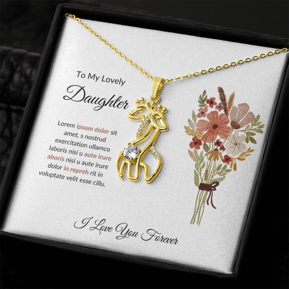 To My Lovey Daughter Lorem Ipsum Flower Bouquet-Express Your Love Gifts