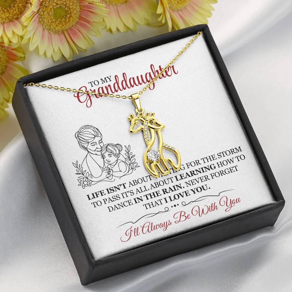 To Granddaughter From Grandma Dance in the Rain-Express Your Love Gifts
