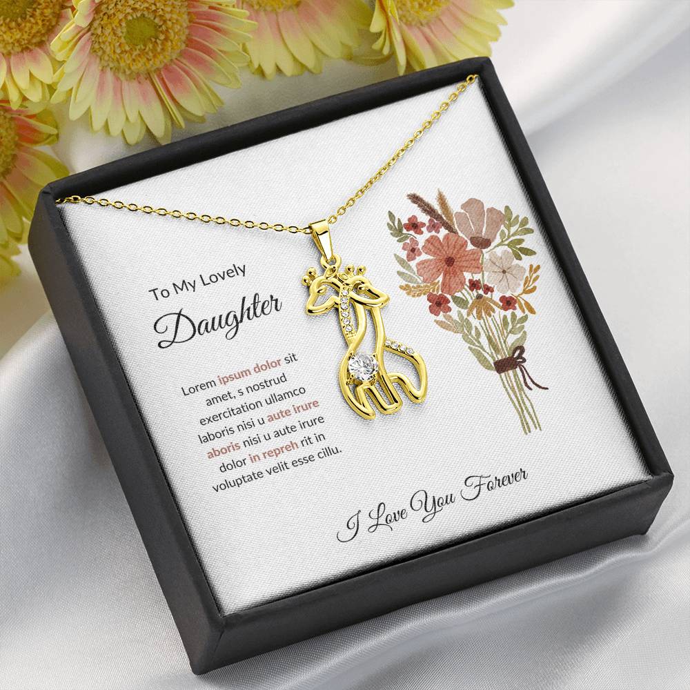 To My Lovey Daughter Lorem Ipsum Flower Bouquet-Express Your Love Gifts