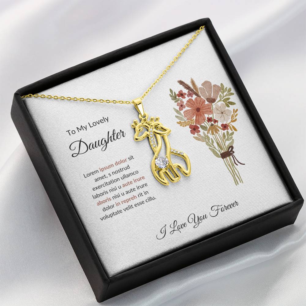 To My Lovey Daughter Lorem Ipsum Flower Bouquet-Express Your Love Gifts