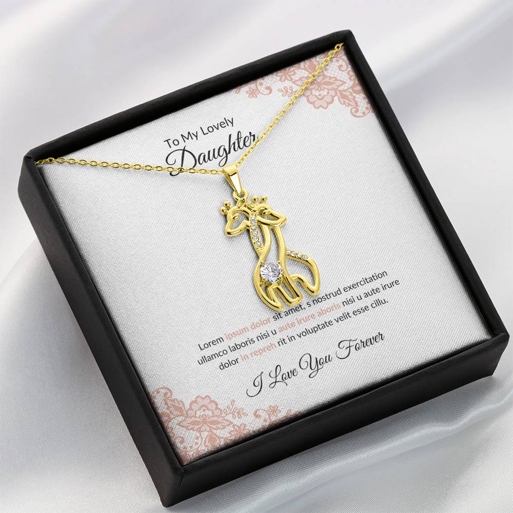 To My Lovely Daughter Lorem Ipsum-Express Your Love Gifts