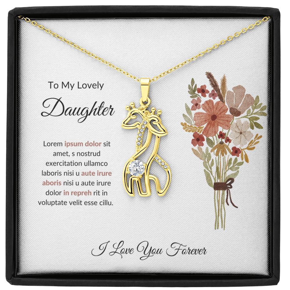 To My Lovey Daughter Lorem Ipsum Flower Bouquet-Express Your Love Gifts