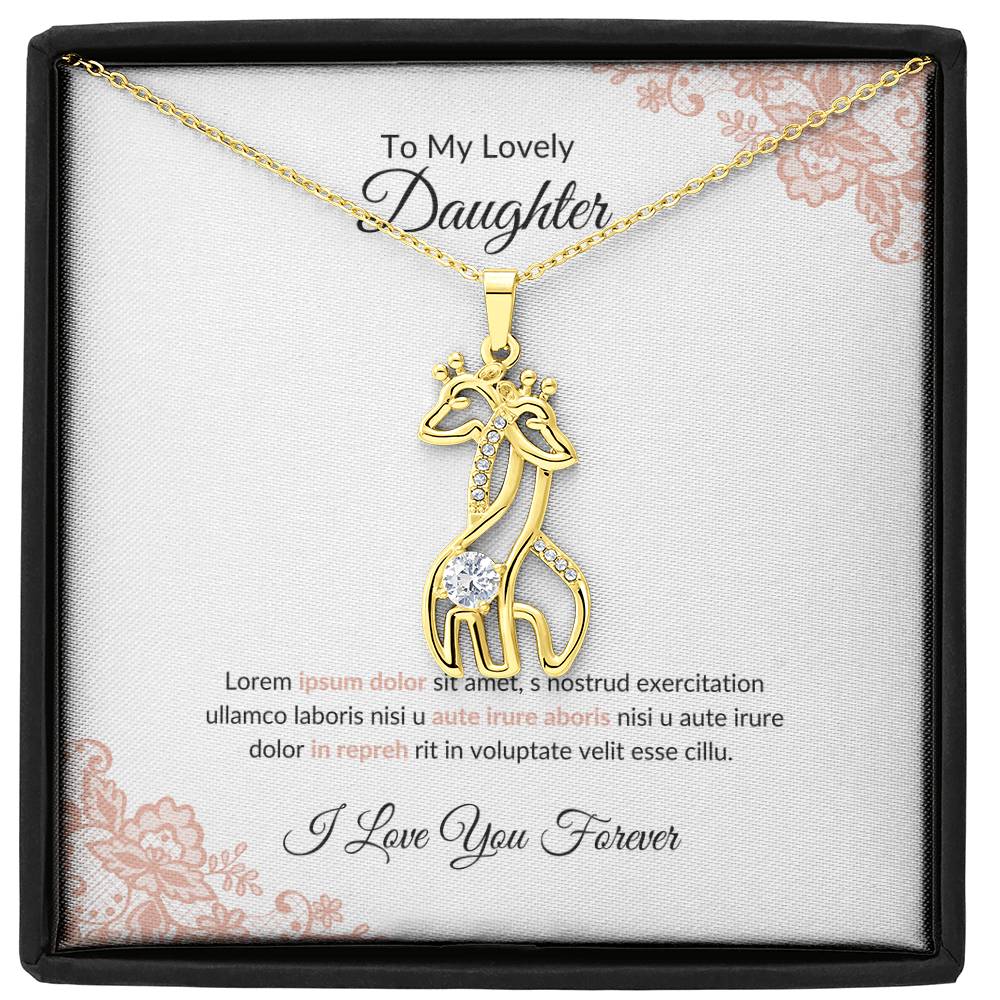 To My Lovely Daughter Lorem Ipsum-Express Your Love Gifts