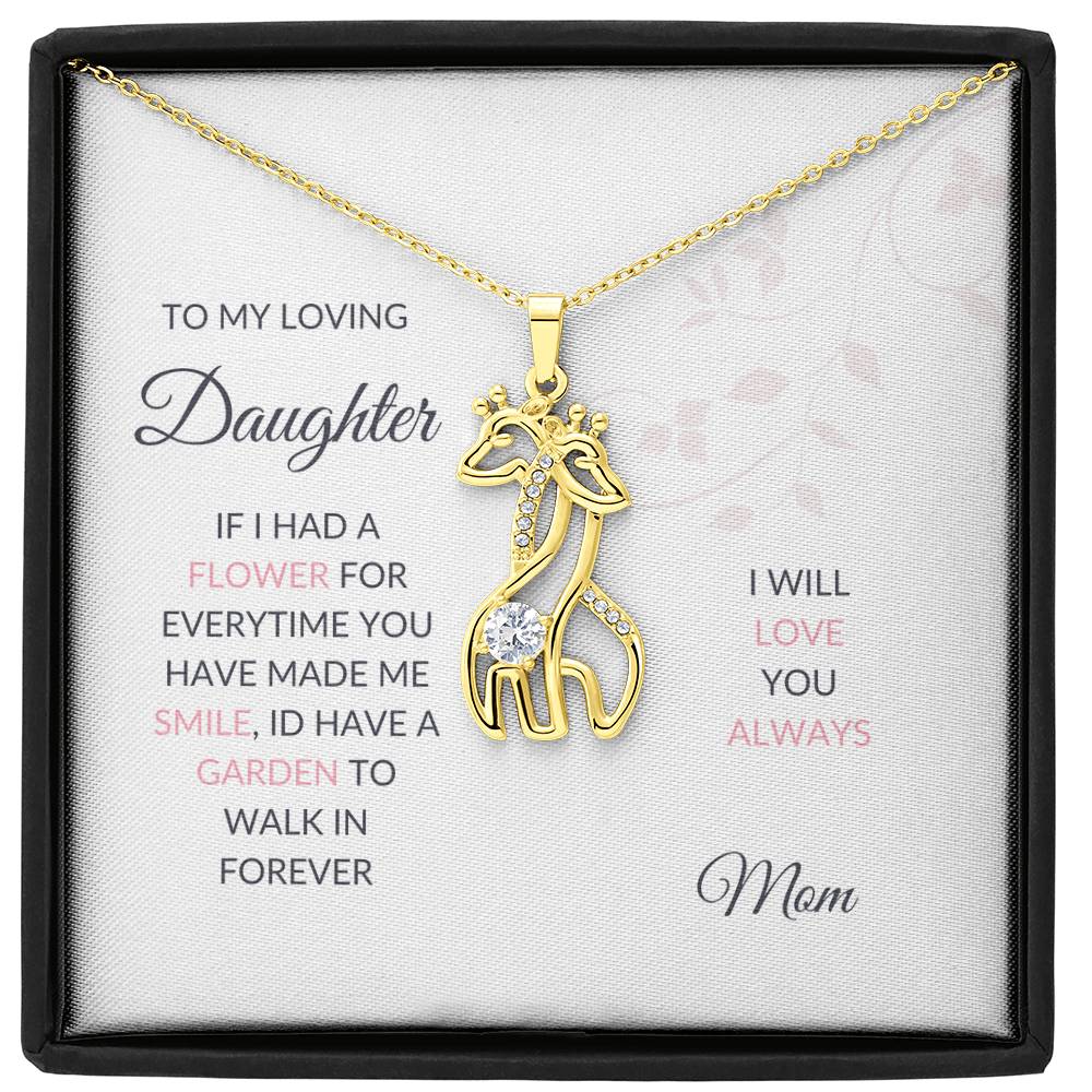 To Daughter Form Mom Walk In Forever-Express Your Love Gifts