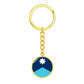 Minnesota State Flag 2024 Circle Keychain Stainless Steel or 18k Gold Pendant-Express Your Love Gifts