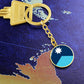 Minnesota State Flag 2024 Circle Keychain Stainless Steel or 18k Gold Pendant-Express Your Love Gifts