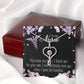 My Nurse, My Angel Heart Scope Necklace Red Swarovski Crystal Adjustable Chain 18-22"-Express Your Love Gifts