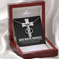 God Bless Nurses Heart Scope Necklace Red Swarovski Crystal Adjustable Chain 18-22"-Express Your Love Gifts